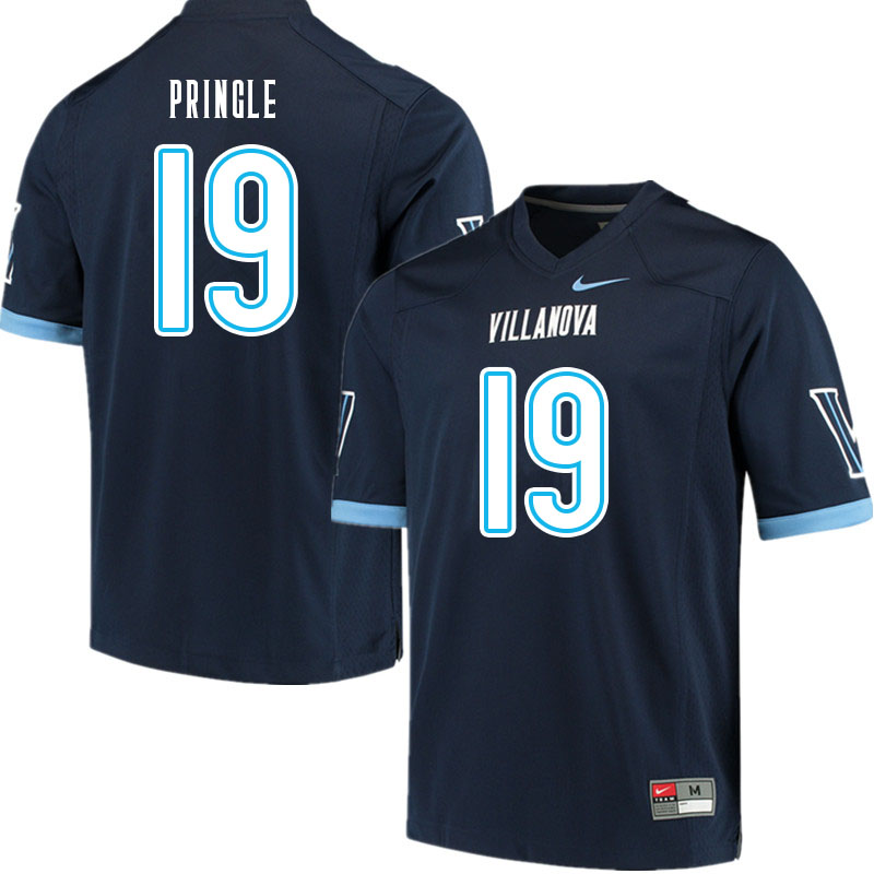 Men #19 Rayjuon Pringle Villanova Wildcats College Football Jerseys Sale-Navy